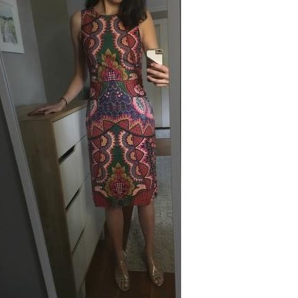 Anthropologie KALEIDOSCOPE COLUMN DRESS - Picture 7 of 7